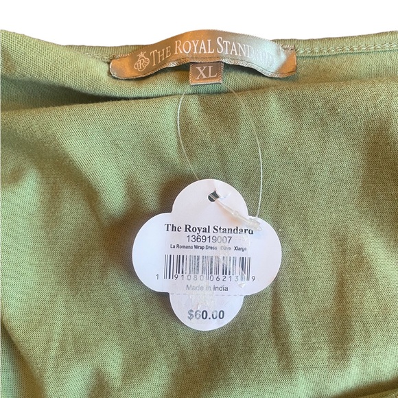 The Royal Standard Olive Green Cuffed Short Sleeve Tie Waist… - Picture 8 of 15